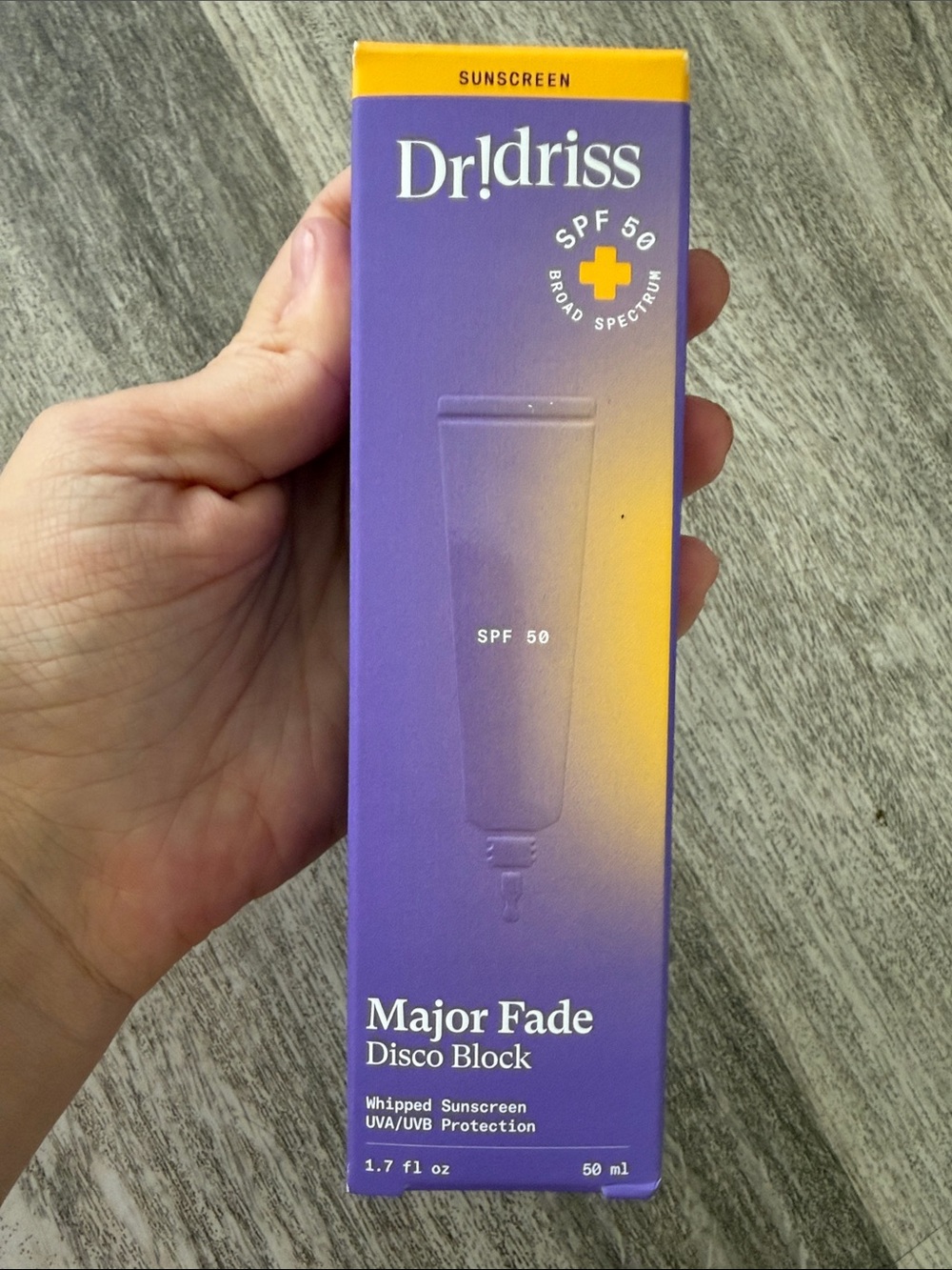 Dr. Idriss Major Fade Disco Block SPF 50 Sunscreen - $38 expires 2027